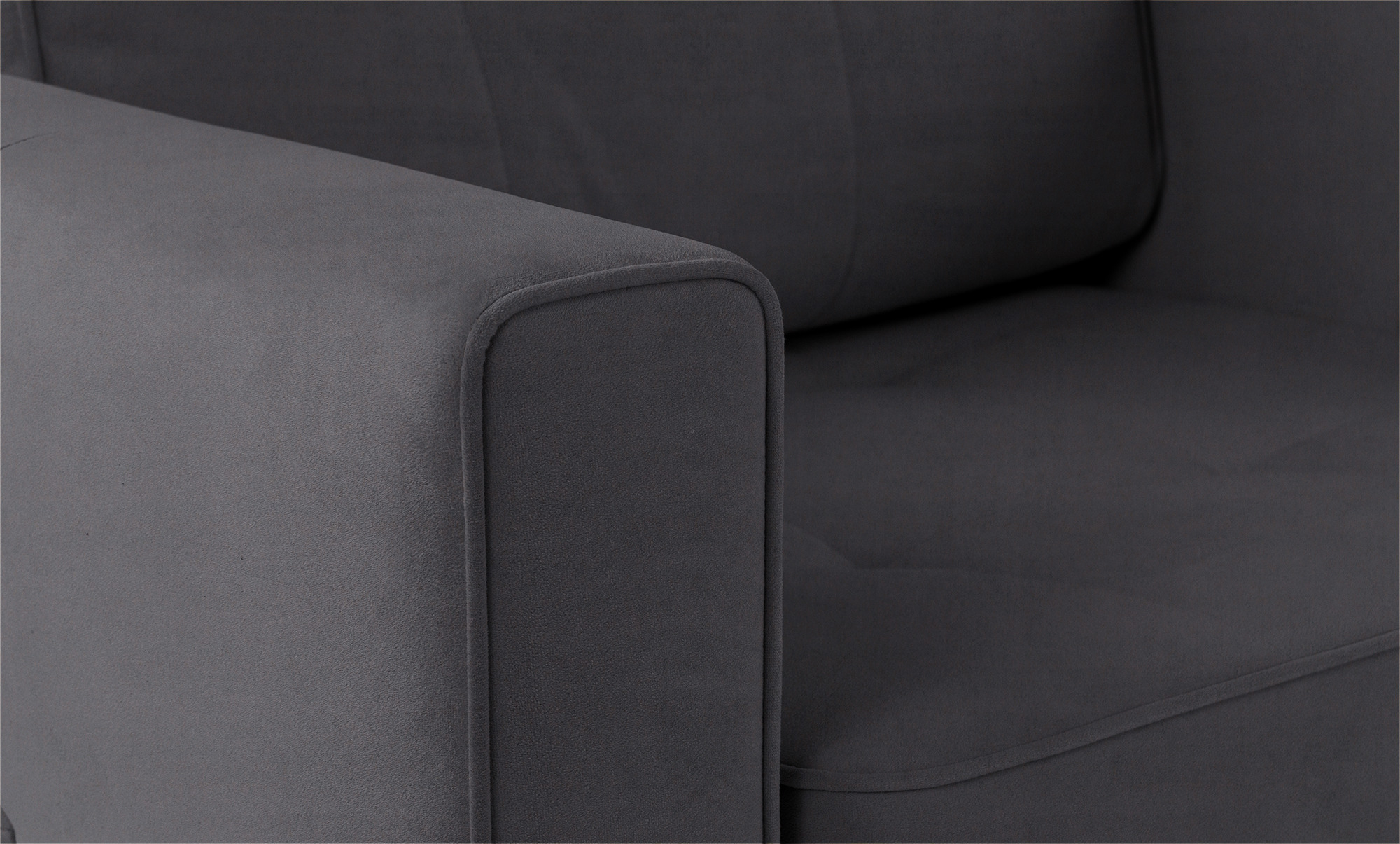 Кресло -кровать Amani Pro, ткань Sky Velvet 38 (подлокотник: 15 см) — купить в Озерце