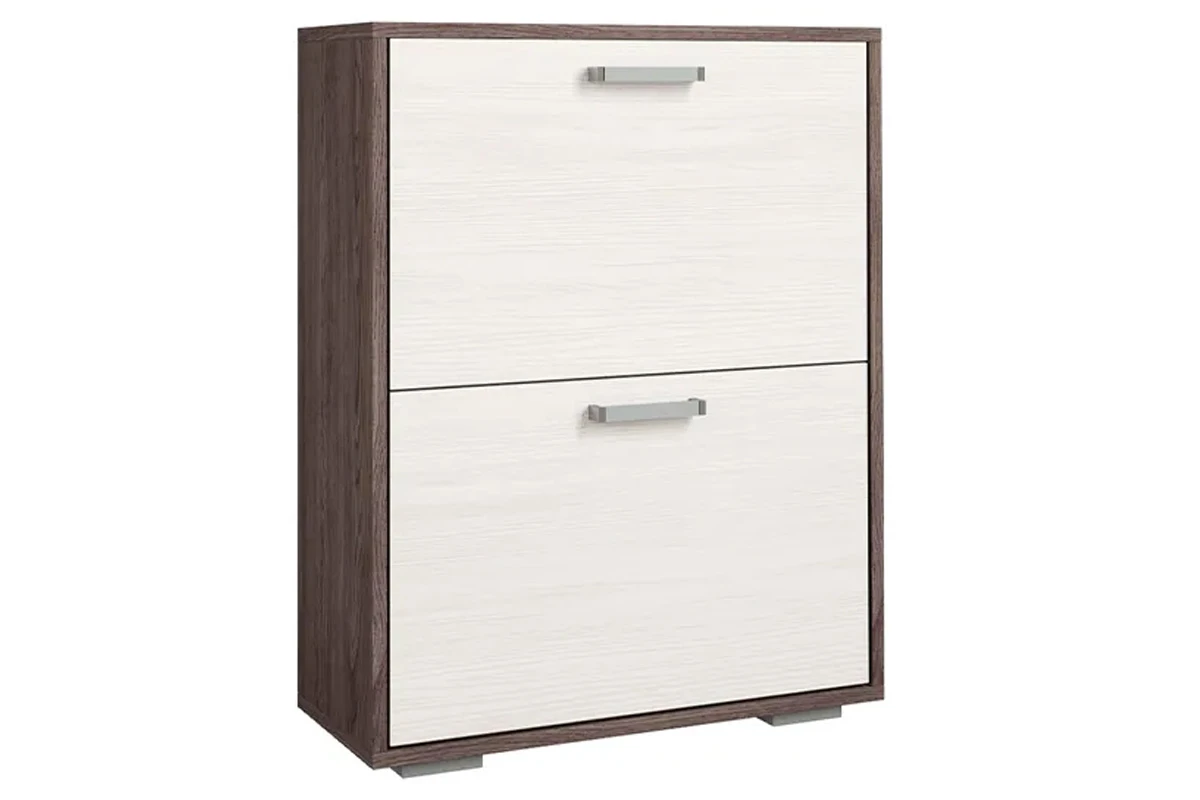 Прихожая Бриз (Анкор тёмный/Анкор белый) — Мебель-центр Озерцо