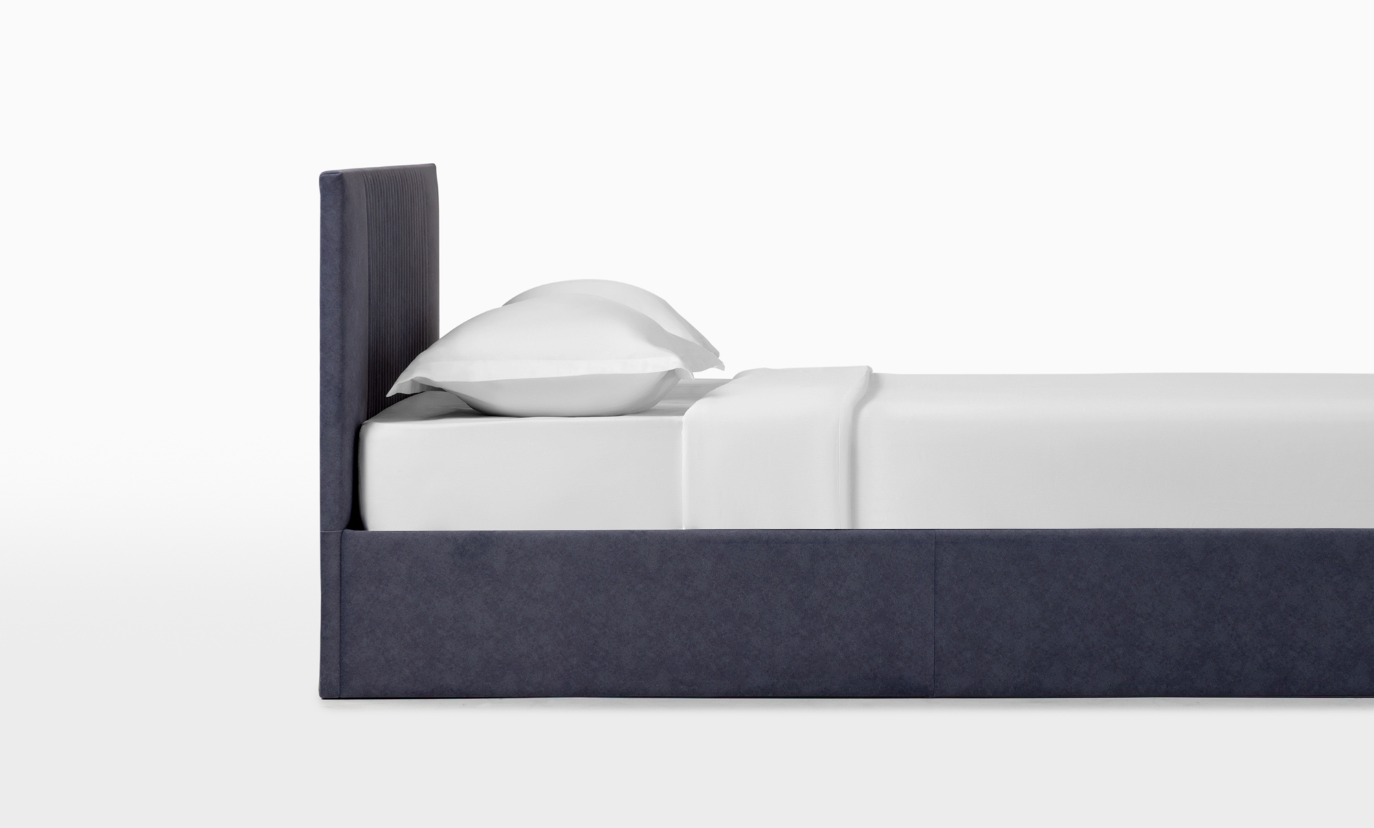 Кровать с подъемным механизмом Simple, ткань Galaktika Blue, 90x200 - купить в Озерце