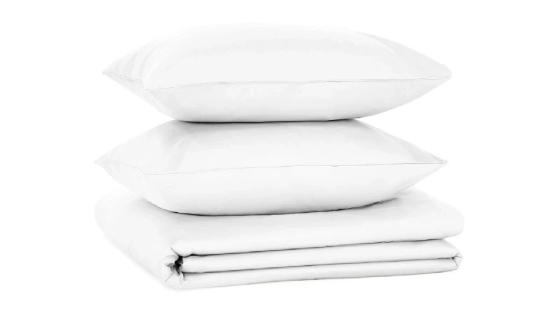 Постельное белье Maco Sateen, цвет: Белоснежный 220x240, без простыни в мебель-центре Озерцо