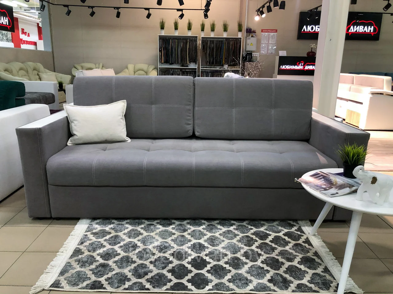 Диван Европа с функциональными деревянными подлокотниками — купить в Озерце