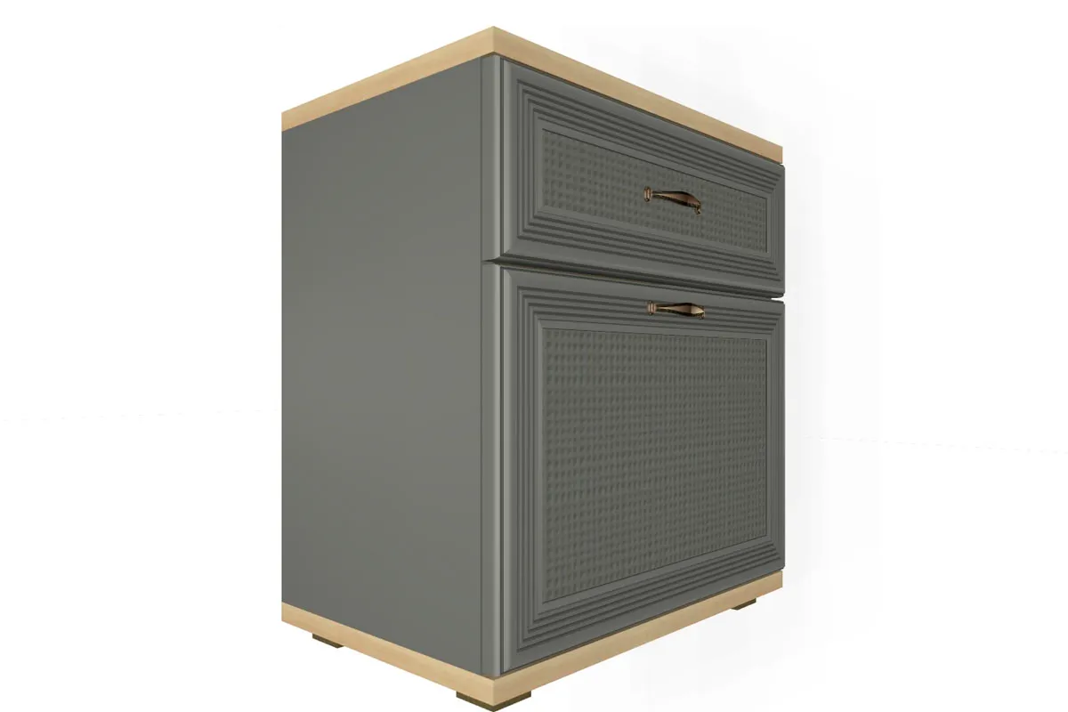 Готовый комплект для спальни СК-1023-АС-СО (Ясень Асахи/Серый Оникс) - купить в Озерце