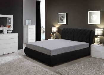 Кровать Надежда (сп. место 180х200 см., черный) - купить в Озерце