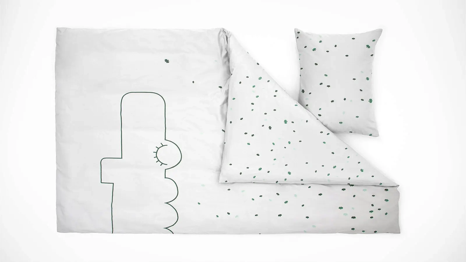 Постельное белье Askona kids Крокодил 110x140 (детский), без простыни в мебель-центре Озерцо