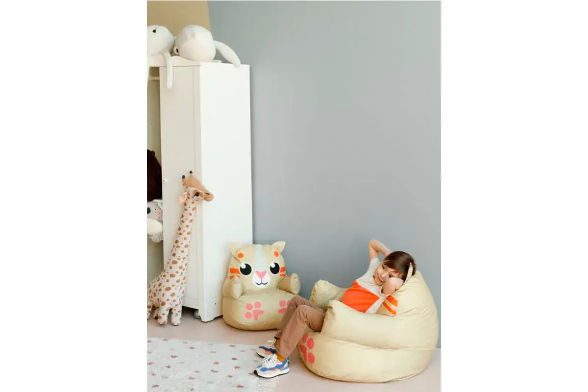 Пуфик Кошечка L Бежевый — купить в Озерце