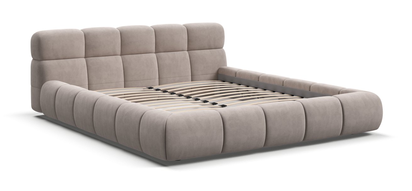 Босс Дрим Кровать+ПМ 160*200 Велюр Монолит латте - купить в Озерце