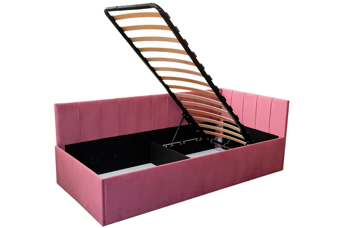 Кровать Мика с ПМ 90х200 универсальная Newtone ROSE (Розовый) - купить в Озерце