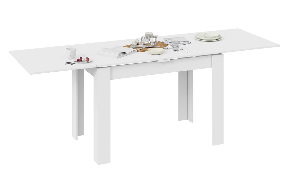 Стол раздвижной Промо тип 4 (Белый) - купить в Озерце