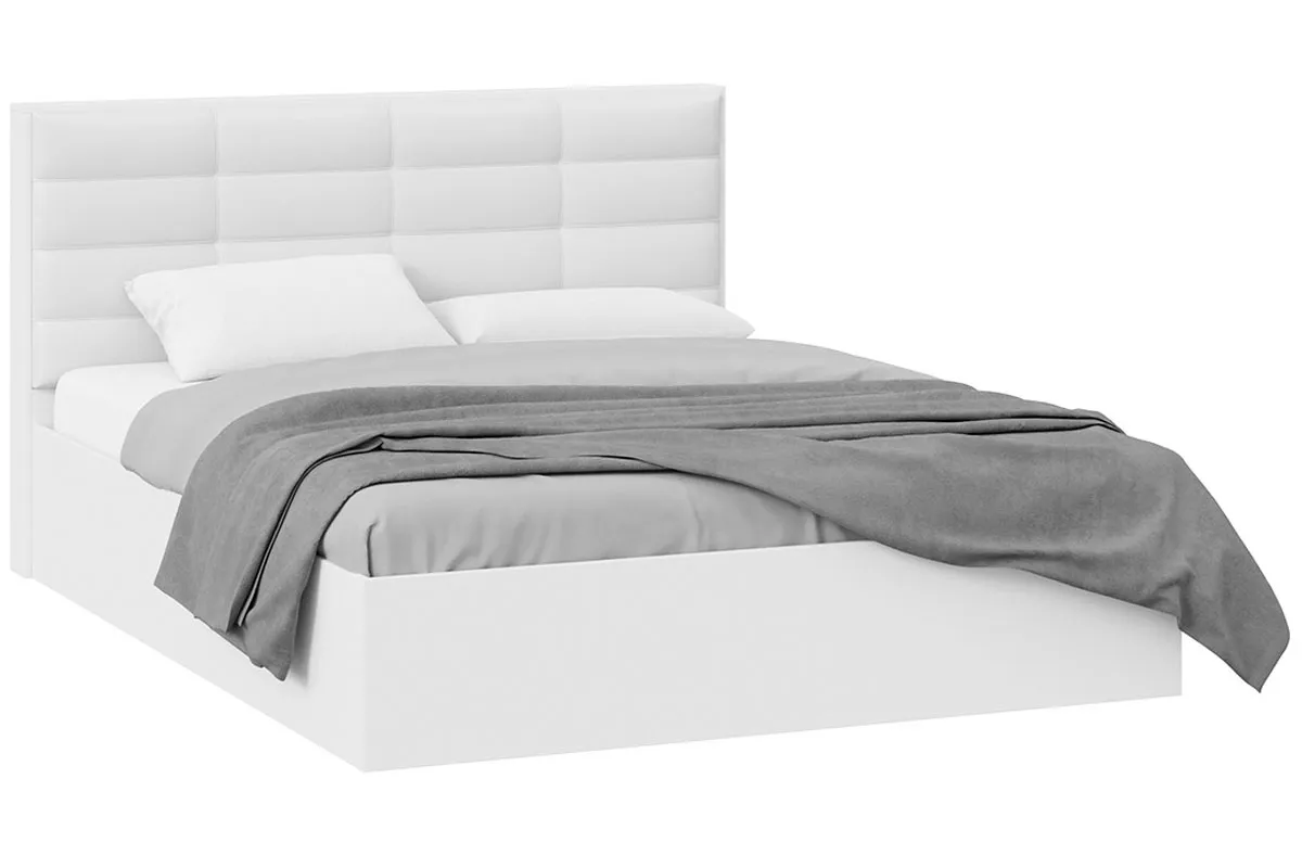 Кровать Агата с ПМ и заглушиной 160х200 Тип 1 (Белый) - купить в Озерце