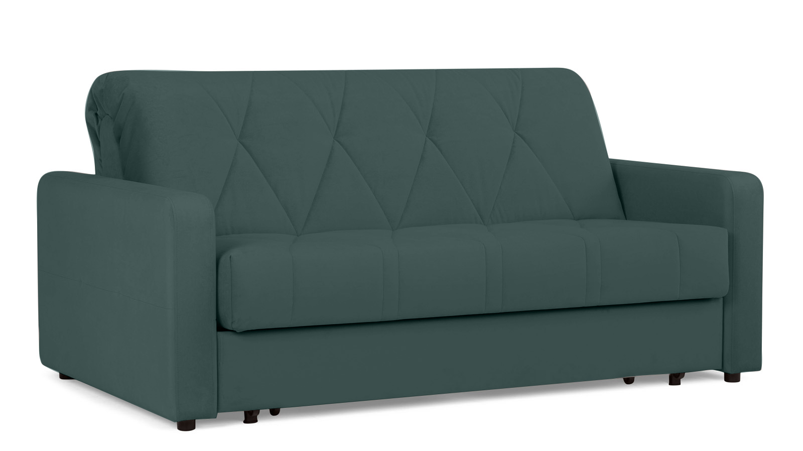 Диван - кровать Domo Pro стежка ромб, ткань Casanova Seawave 160x216 — купить в Озерце