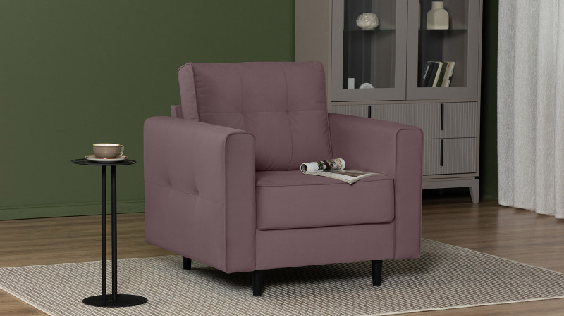 Кресло Amani Pro, Тк. Casanova Lilac (подлокотник: 15 см) 89x93.5 — купить в Озерце