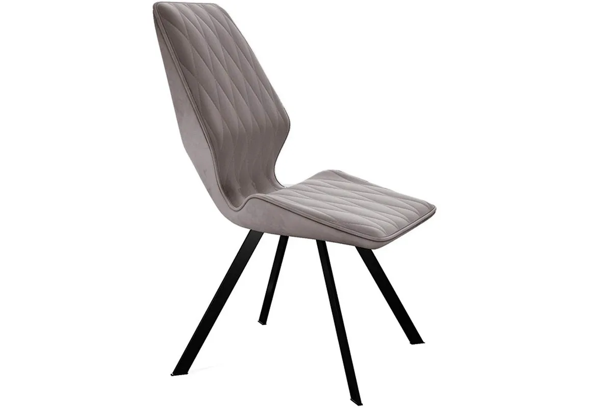 Стул Матэо (Черный муар/Микровелюр BRENDY Latte) - купить в Озерце