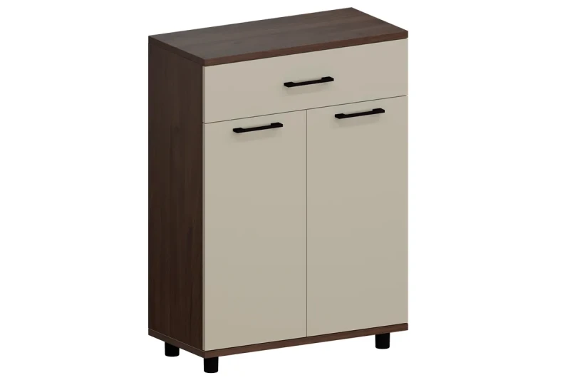 Тумба ТБ-5006-ГТ-КМ (Гикори Джексон Темный/Кашемир Матовый) — Мебель-центр Озерцо