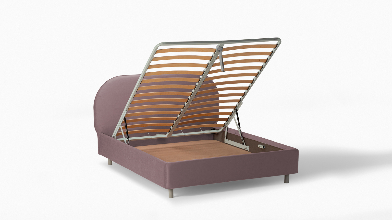 Кровать с подъемным механизмом Dora Nova, ткань Casanova Lilac, 160x200 - купить в Озерце