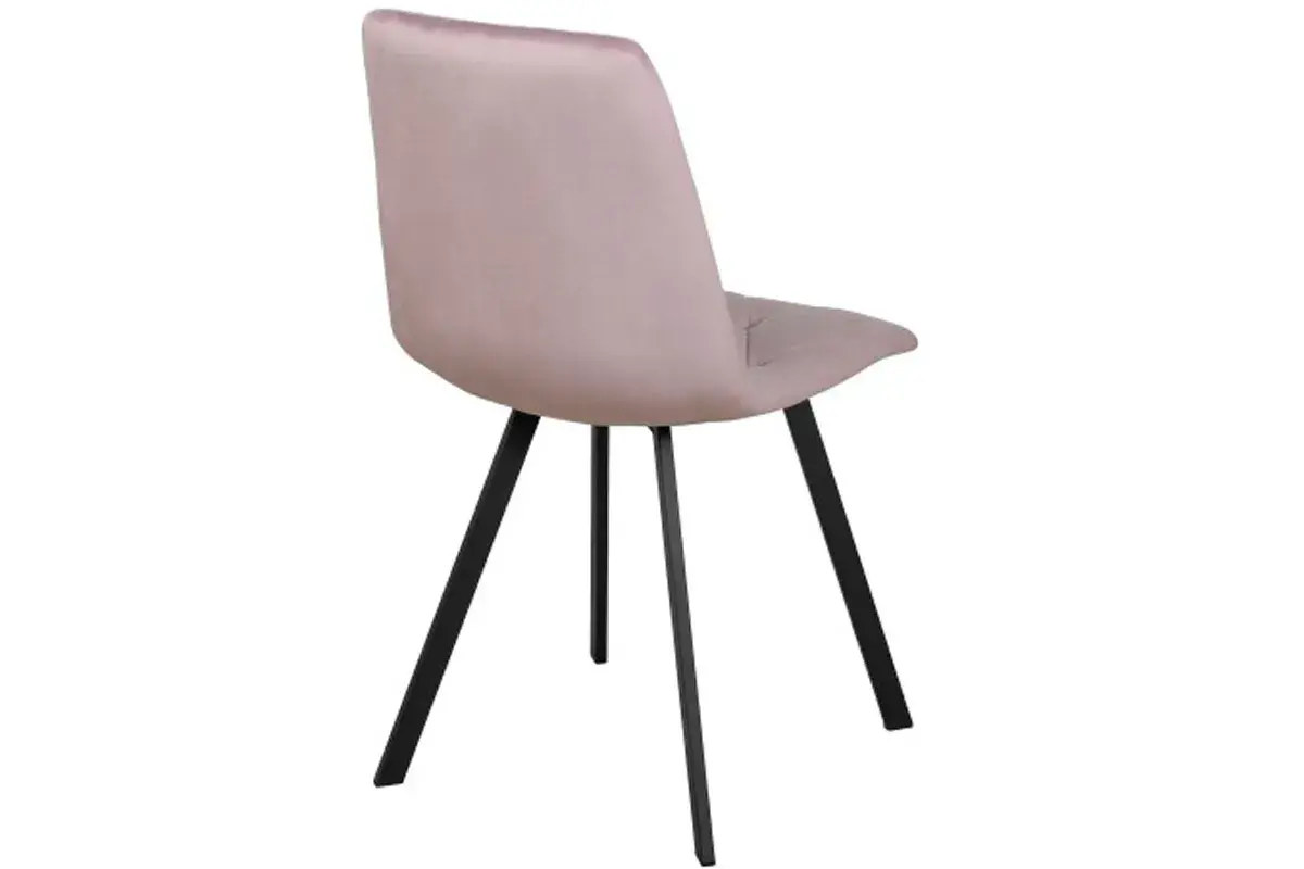 Стул Рокки (Муар черный/Велюр Velluto 14 фламинго) СРП-073 - купить в Озерце