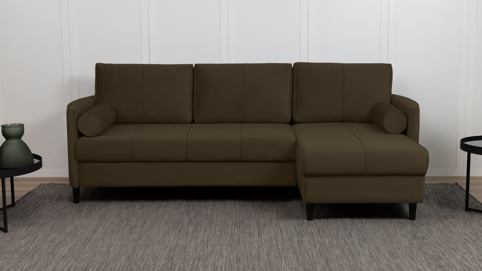 Диван Kvina New угловой, Тк. Sky Velvet 12 142x228 — купить в Озерце