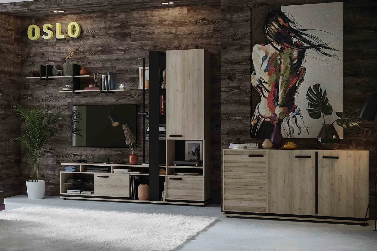 Гостиная Oslo (Комплект 1) — Мебель-центр Озерцо
