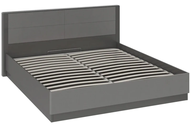 Кровать Наоми СМ-208.01.02 с подъемным механизмом 160х200 (Фон серый/Джут) - купить в Озерце