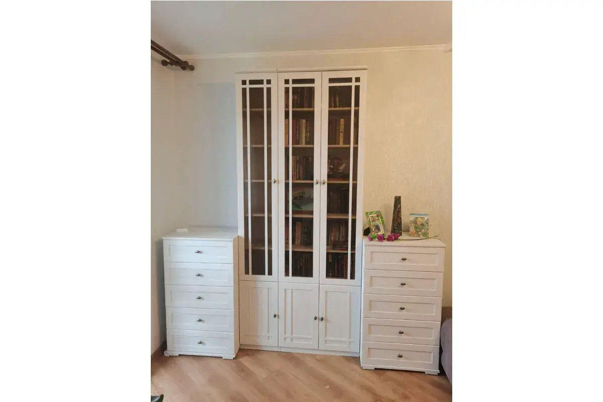 Шкаф для книг со скосом влево Sherlock 34 (Ясень Анкор светлый) в мебель-центре Озерцо