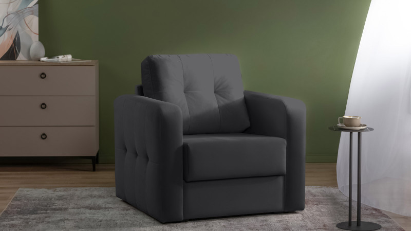 Кресло Loko Pro с широкими подлокотниками, Тк. Sky Velvet 38 85x95 — купить в Озерце