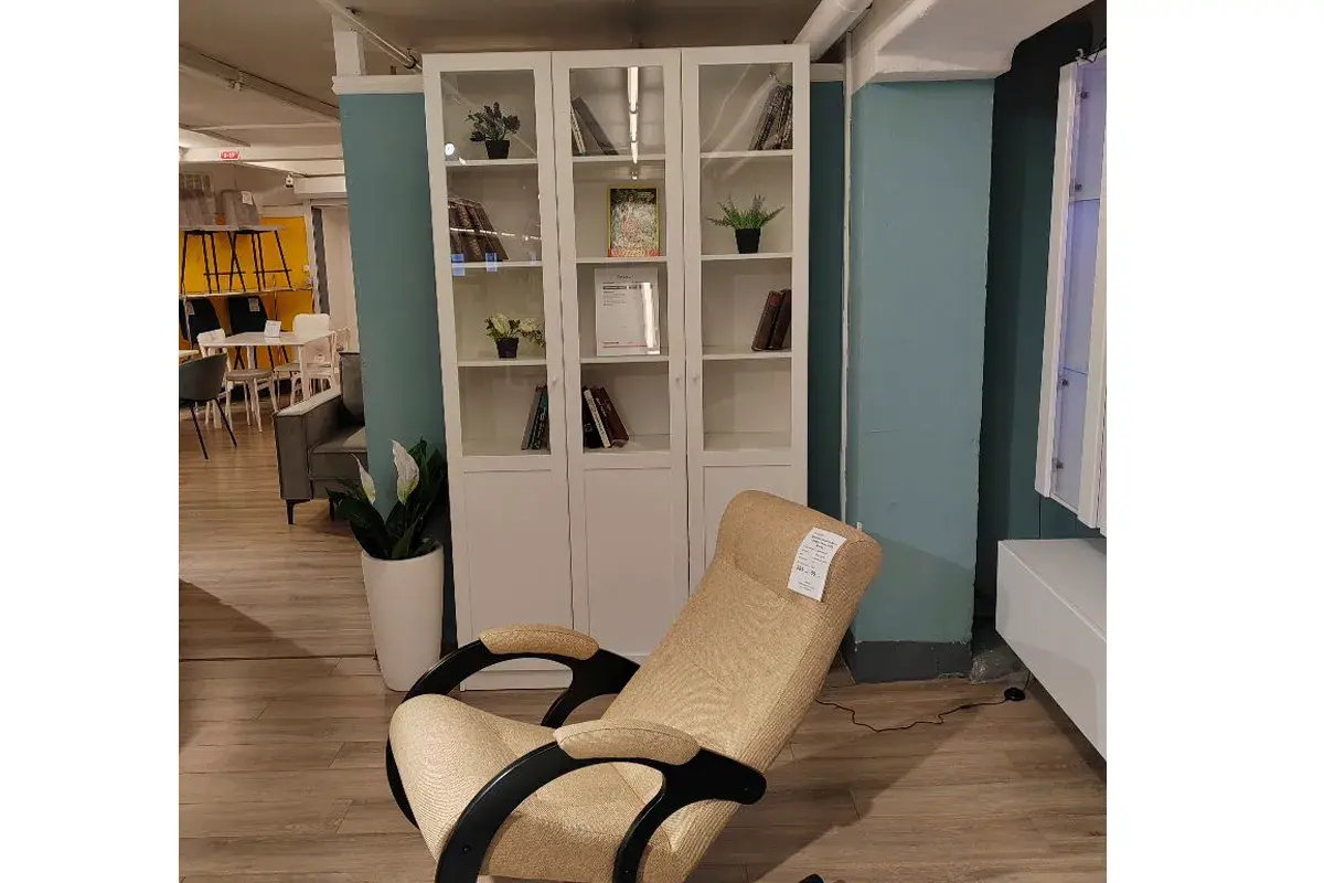 Шкаф для книг Харрис 31 (Белый) в мебель-центре Озерцо