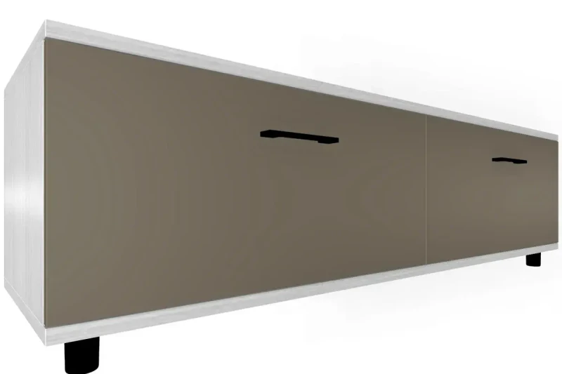 Тумба ТБ-5039-СЯ-ЛМ (Снежный Ясень/Латте Матовый) — Мебель-центр Озерцо