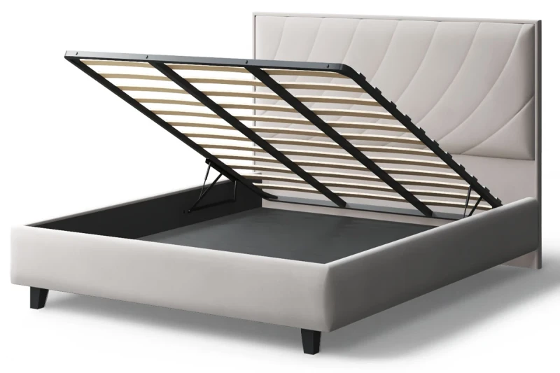 Кровать на опоре София с ПМ и бельев. ящ 160х200 (Нео 02) - купить в Озерце