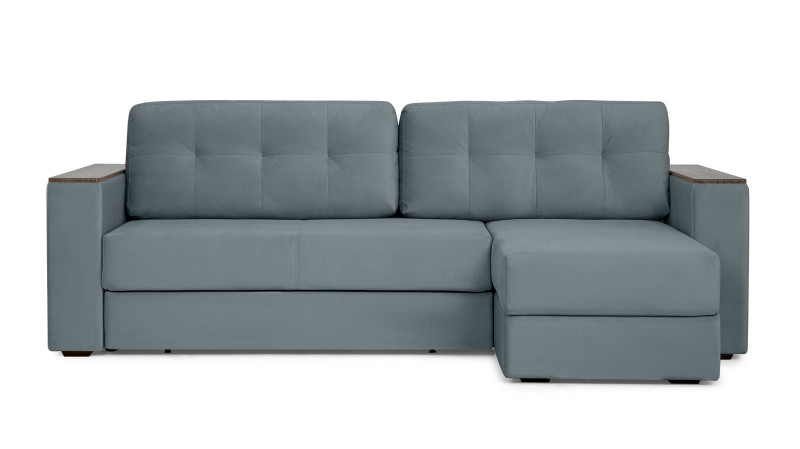 Диван угловой Loko Pro с хранением в подлокотниках, ткань Sky Velvet 18 164x212 — в мебель-центре Озерцо