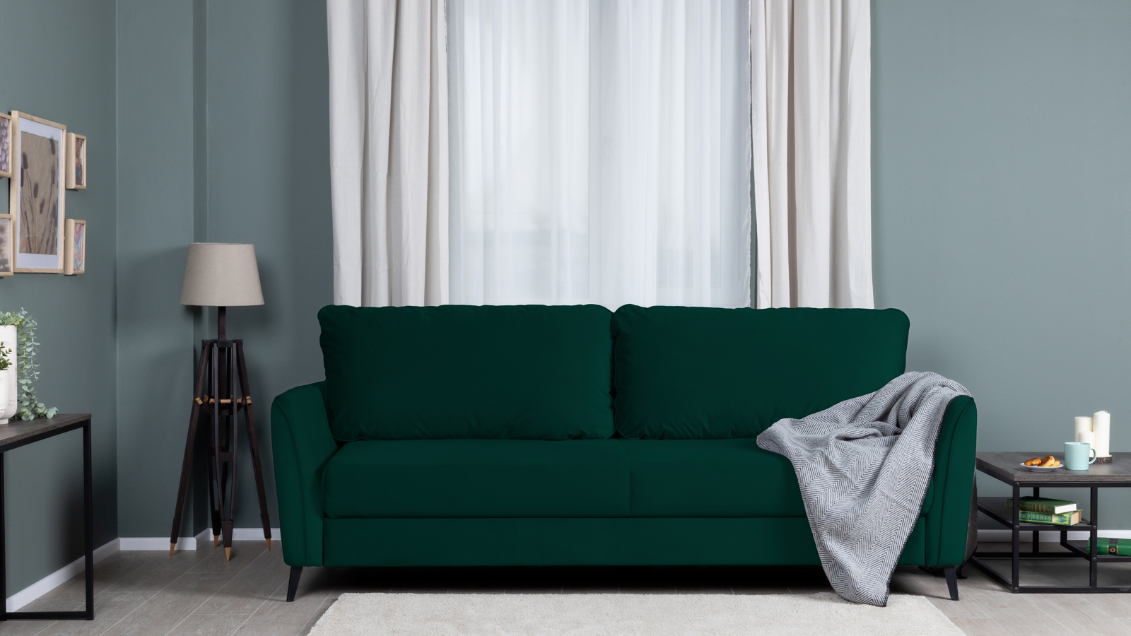 Диван Laguna Sky velvet 42 с коробом для белья 108x174 — купить в Озерце