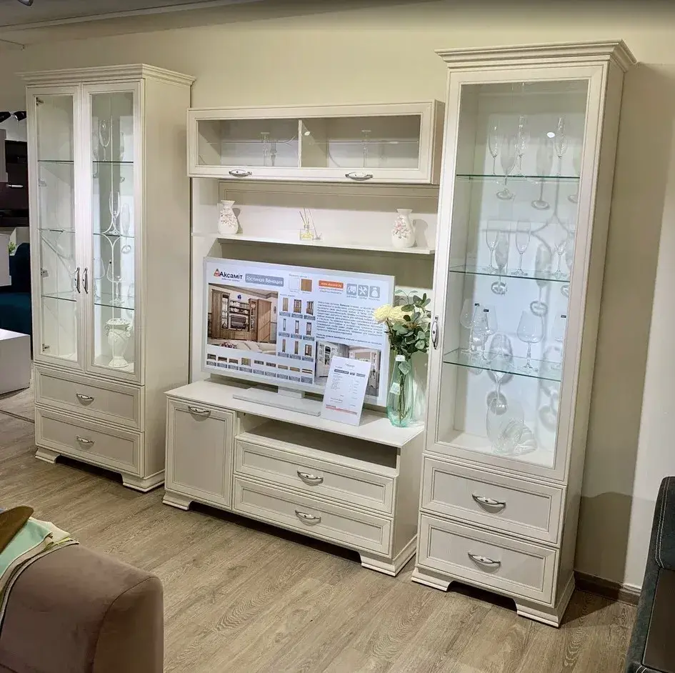 Венеция 9 Шкаф для посуды в мебель-центре Озерцо