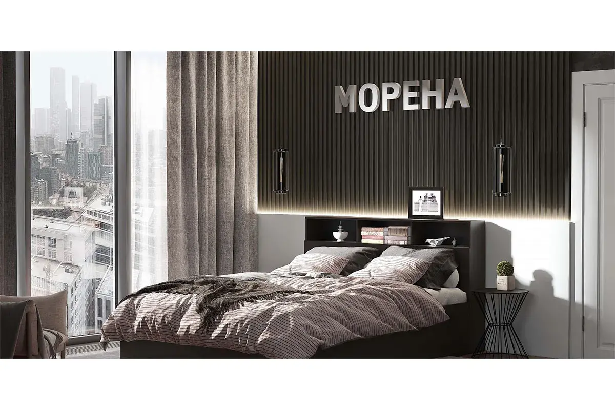 Кровать Морена 180х200 (Венге) - купить в Озерце