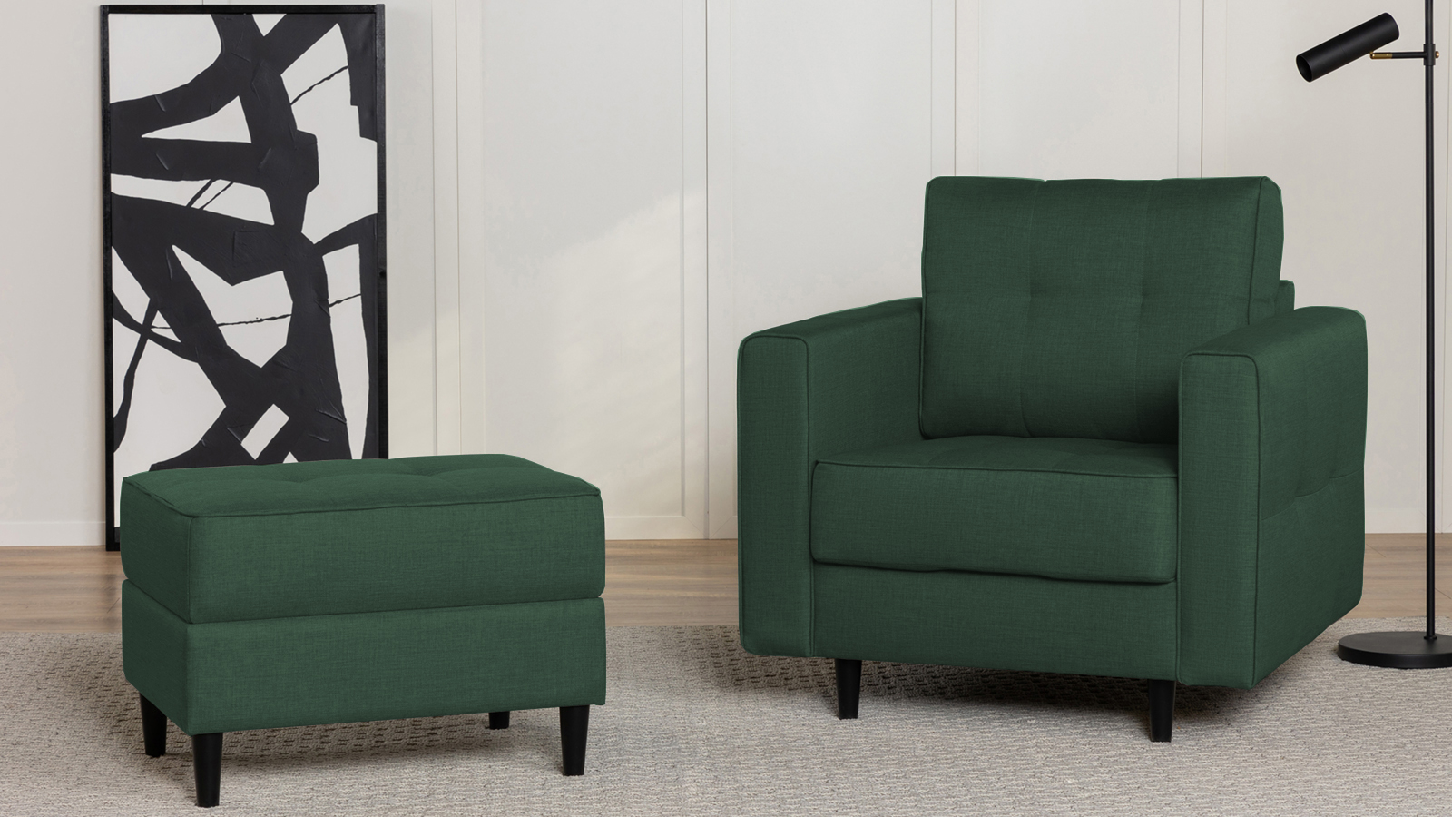 Пуф Amani Pro, Тк. Тк. Lidot green 53x68 — купить в Озерце