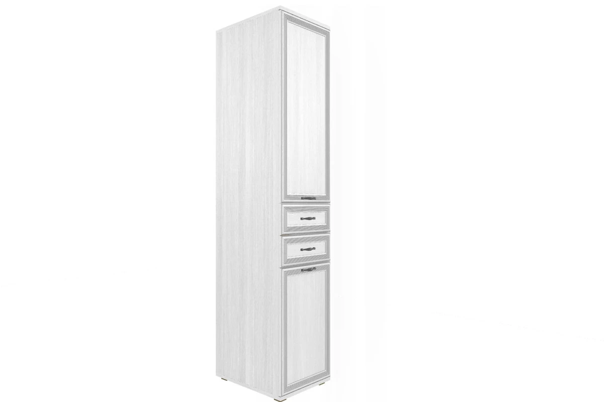 Готовый комплект для спальни СК-1004-СЯ-В (Снежный Ясень/Велюр) - купить в Озерце