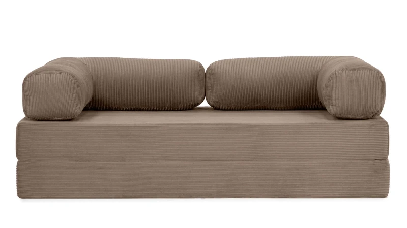 Комплект Диван-матрас Bush ткань Cilium Brown + кресло-мешок Borsa ткань Cilium Brown 180x200 — купить в Озерце