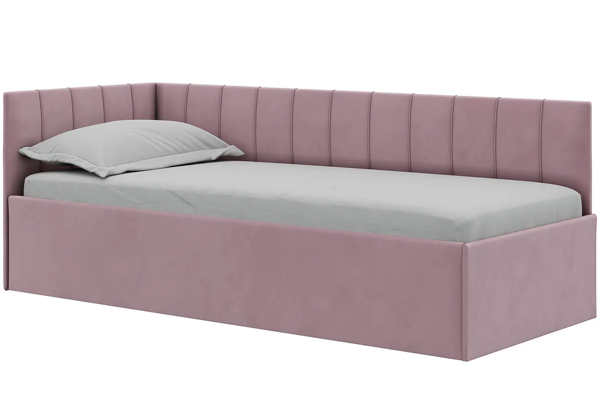 Кровать Мика с ПМ 80х200 универсальная California 390 (Розовый) - купить в Озерце