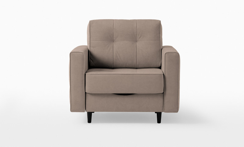 Кресло -кровать Amani Pro, ткань Sky Velvet 17 (подлокотник: 15 см) — купить в Озерце