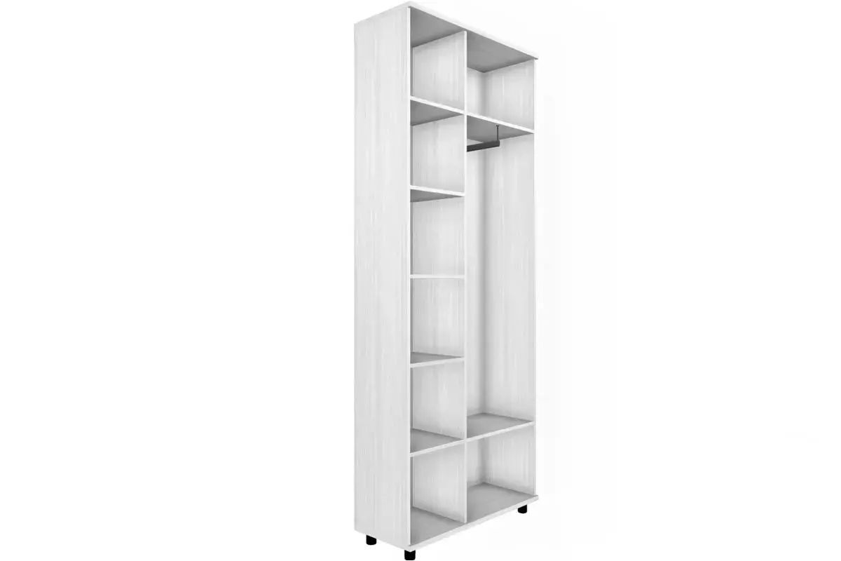 Шкаф многоцелевой ШК-5032-СЯ-БГ (Снежный Ясень/Белый Бриллиант Глянцевый) в мебель-центре Озерцо