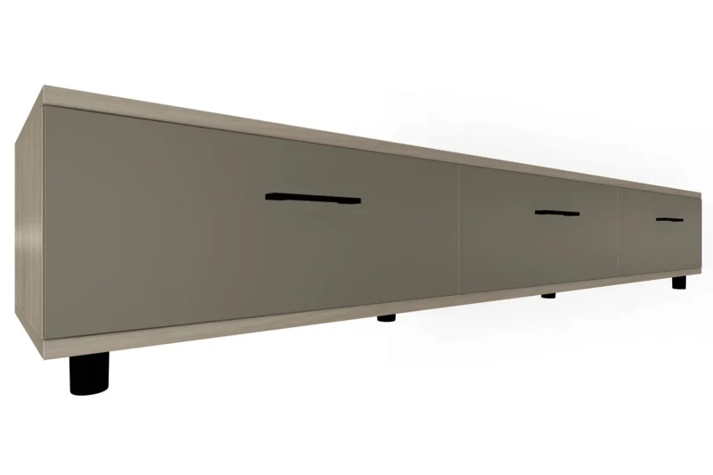 Тумба ТБ-5071-ГС-ЛМ (Гикори Джексон Светлый/Латте Матовый) — Мебель-центр Озерцо