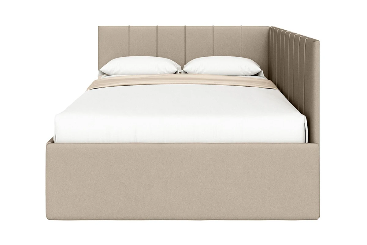 Кровать Мика с ПМ 120х200 универсальная Newtone Light Beige - купить в Озерце