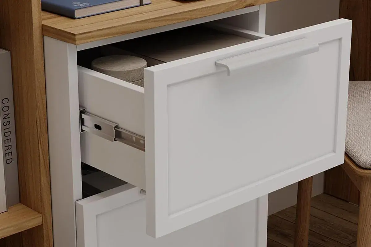 Набор детской мебели Стелла стандартный ГН-402.000 (Белый холст/Белый Жемчуг/Яблоня Беллуно) — Мебель-центр Озерцо