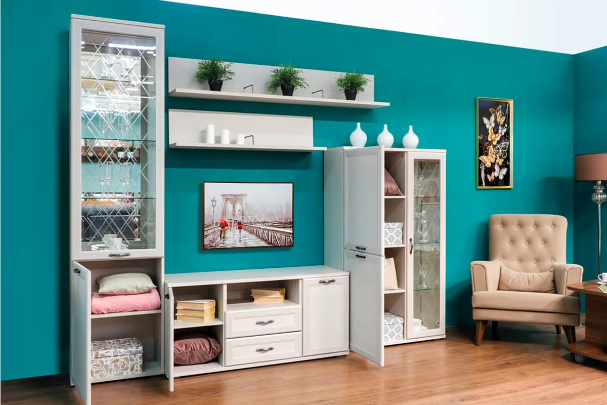 Шкаф многоцелевой ШК-1082-СК (Серый Кашемир) в мебель-центре Озерцо