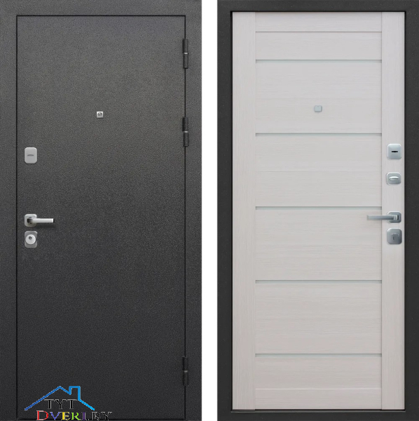 Гарда 9 Серебро Антик серебро - Лиственница беж.