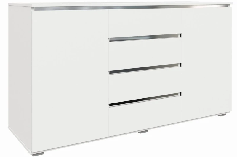 Комод комбинированный Линда 25 (Белый снег) — Мебель-центр Озерцо