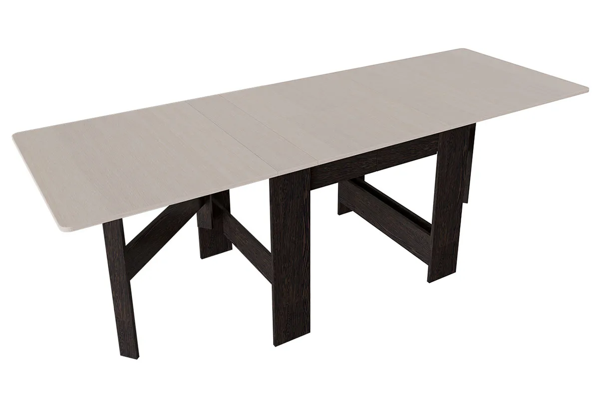 Стол-книжка тип 2 (Венге Цаво/Дуб Белфорт) - купить в Озерце