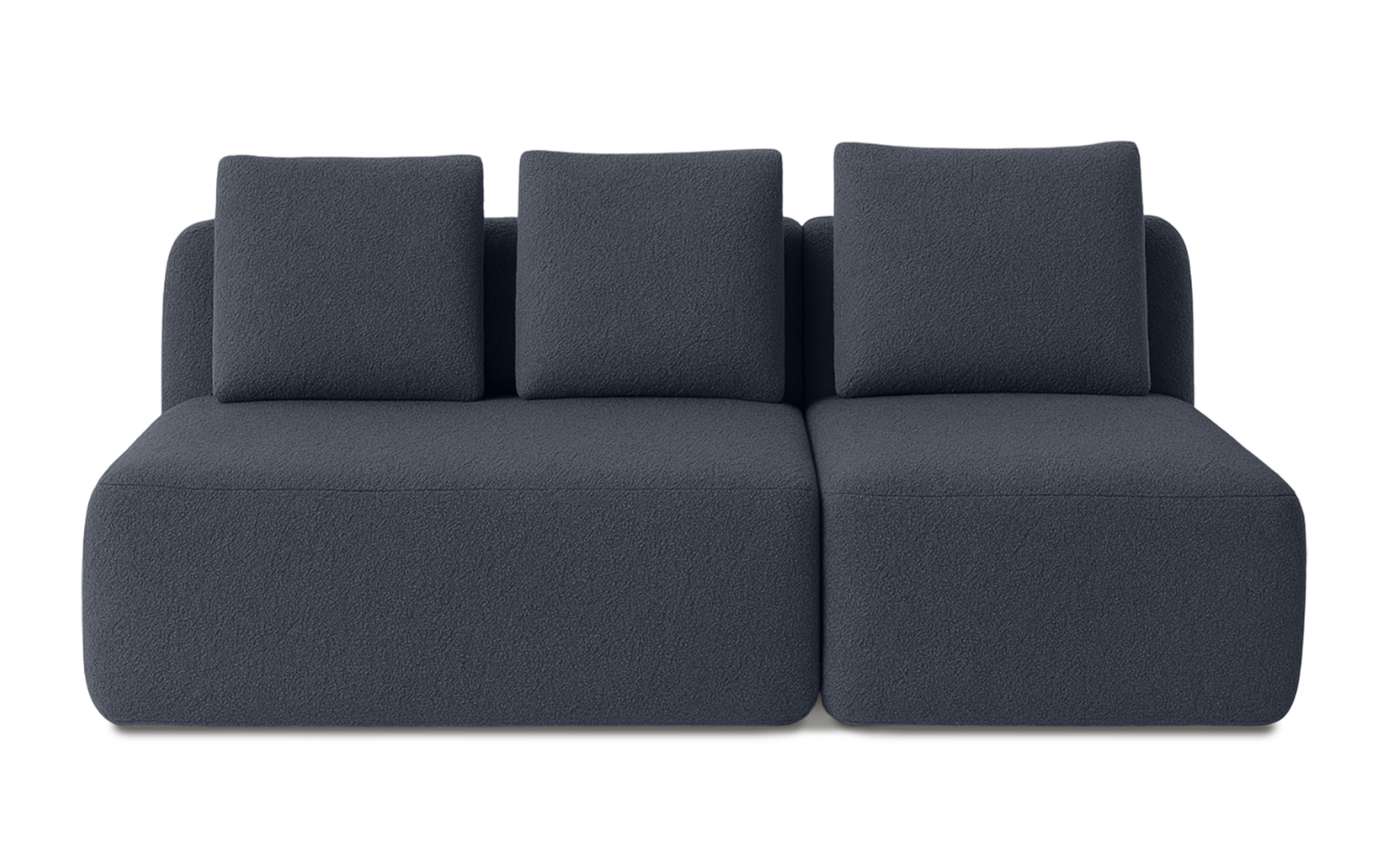 Диван модульный Мольто-2 секц-пуф 125+85-спинка 125+85-Тк. Alaska 22 107x214 — купить в Озерце