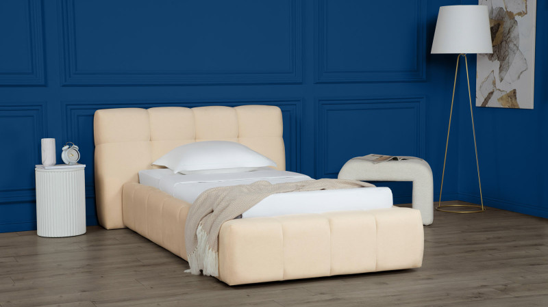 Кровать с подъемным механизмом Andria, ткань Sky Velvet 21, 200x200 - купить в Озерце