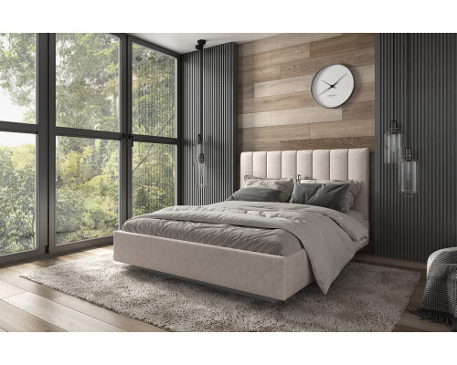 Кровать Сабрина 180 с подъемником. Цвет  Nebby 304 - купить в Озерце