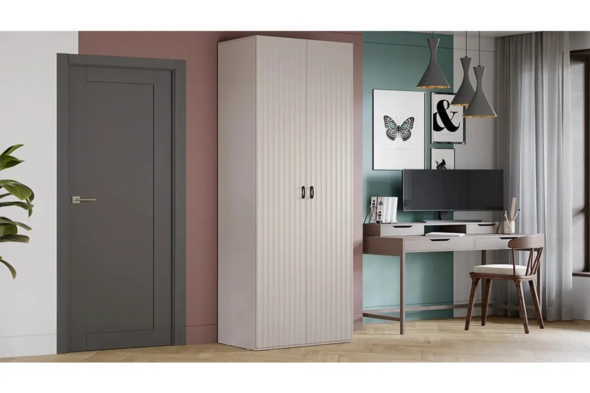 Шкаф для одежды Тиффани (Кашемир/Кашемир матовый) в мебель-центре Озерцо
