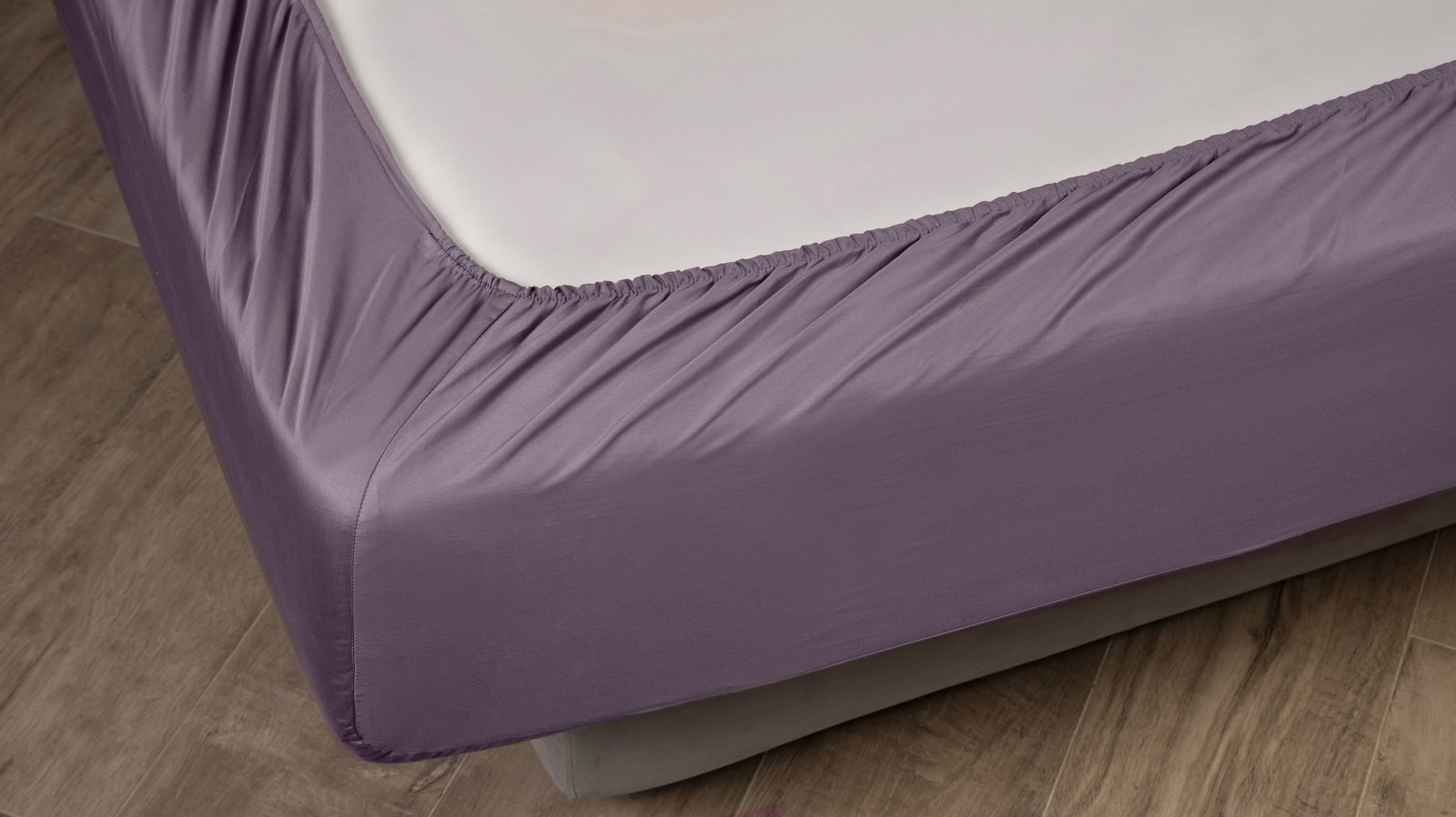 Простынь на резинке Askona Comfort Maco Sateen 2.0, цвет Лиловая дымка 140x200 в мебель-центре Озерцо