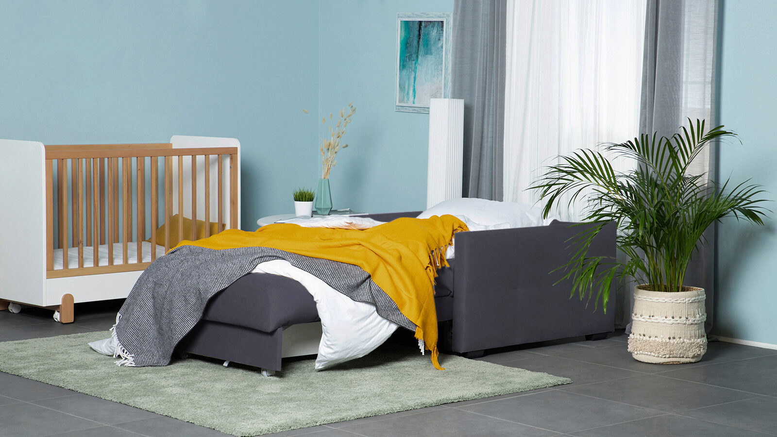 Кресло-кровать Carina Nova Sky velvet 40 80x205 — купить в Озерце